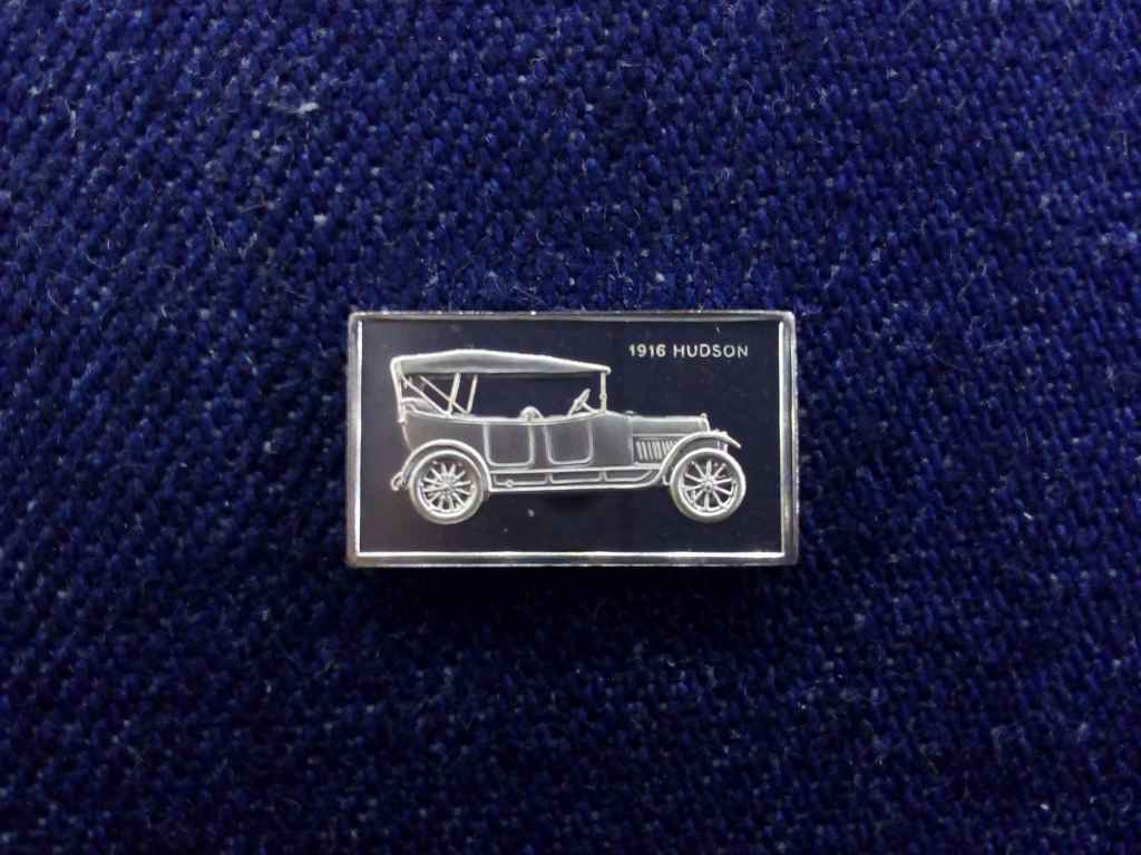USA Franklin Aut&oacute;s Mini-Ingot Hudson 1916 .925 ez&uuml;st