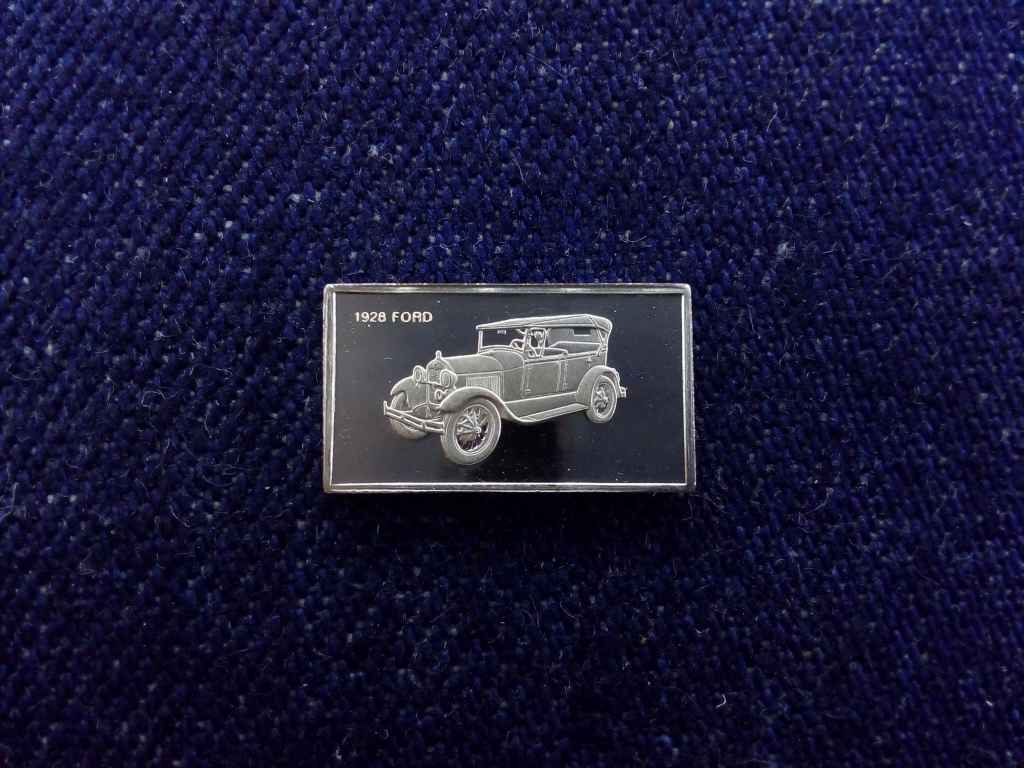 USA Franklin Aut&oacute;s Mini-Ingot Ford 1928 .925 ez&uuml;st
