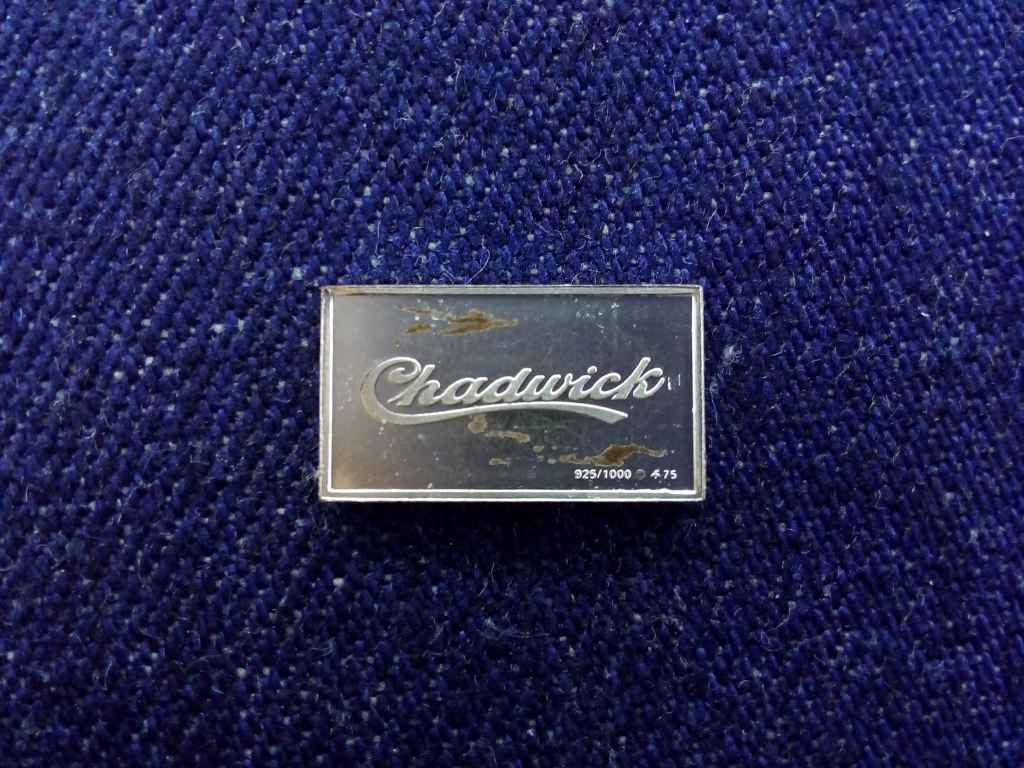 USA Franklin Aut&oacute;s Mini-Ingot Chadwick 1910 .925 ez&uuml;st