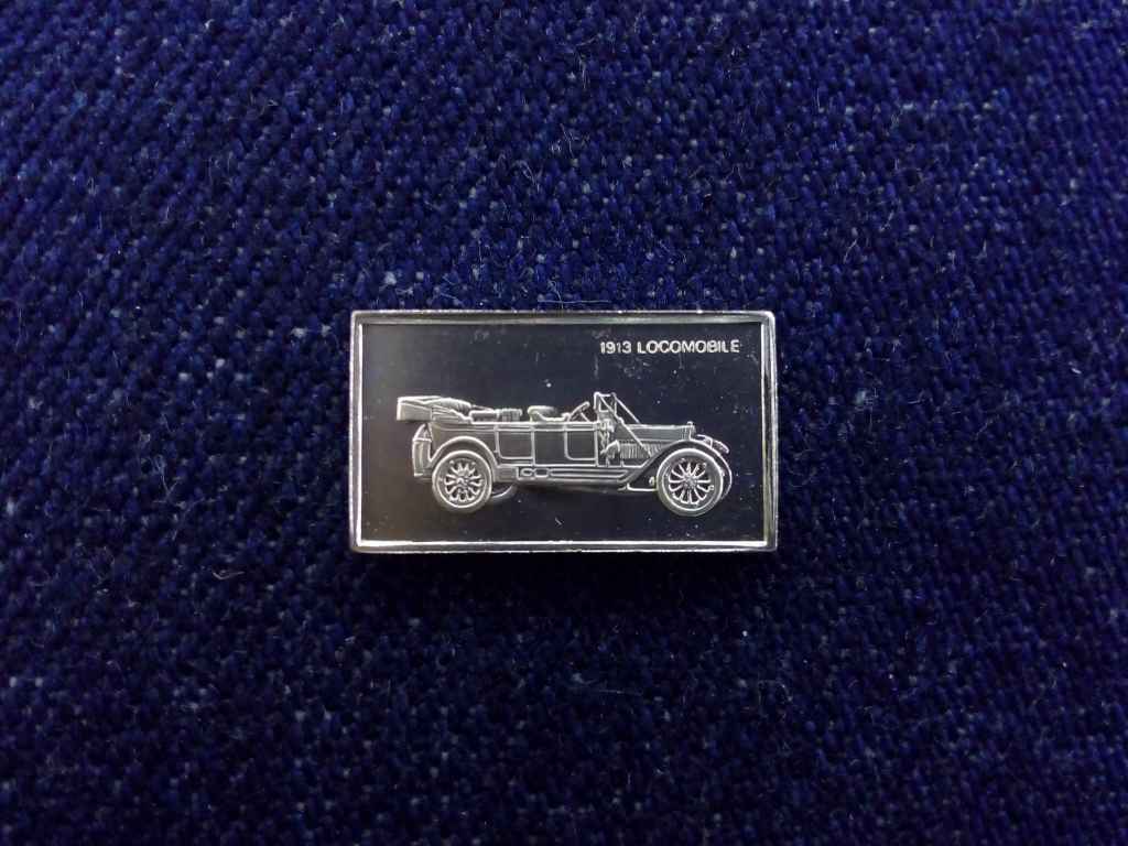 USA Franklin Aut&oacute;s Mini-Ingot Locomobile 1913 .925 ez&uuml;st