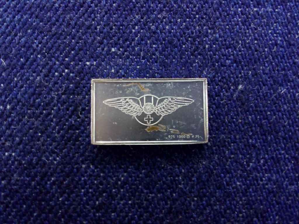 USA Franklin Aut&oacute;s Mini-Ingot Hispano-Suiza 1912 .925 ez&uuml;st