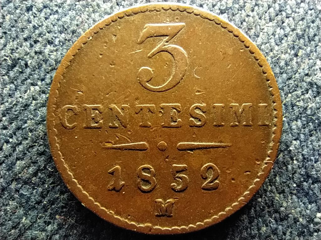 Olaszorsz&aacute;g Lombard-Velencei Kir&aacute;lys&aacute;g 3 Centesimi