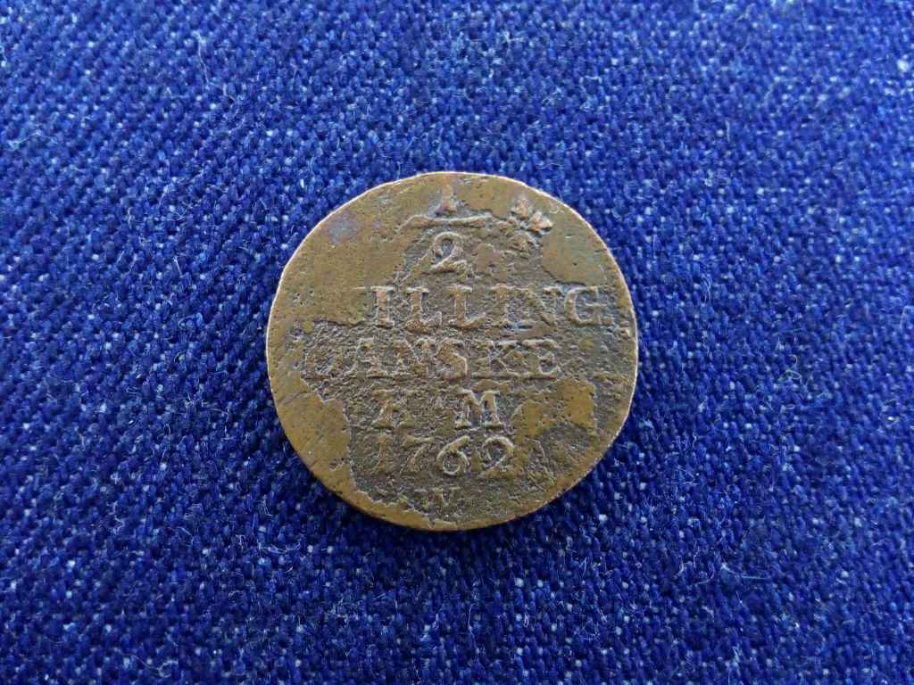 D&aacute;nia V. Frigyes (1746-1766) 1/2 Skilling