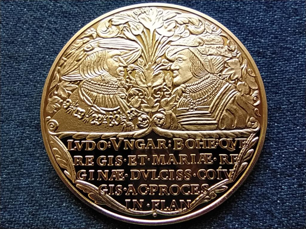 Magyar arany&oacute;ri&aacute;sok Eml&eacute;k&eacute;rem a moh&aacute;csi csataveszt&eacute;s 20. &eacute;vf., 1546, ut&aacute;nveret r&eacute;z-nikkel