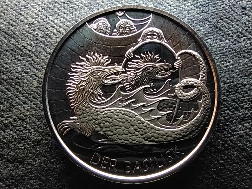 Ausztria B&eacute;csi baziliszkusz .925 ez&uuml;st 10 Euro