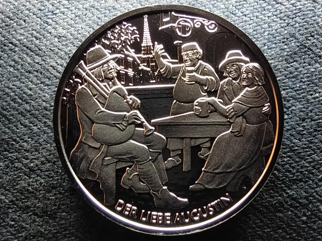 Ausztria Kedves Augustin .925 ez&uuml;st 10 Euro