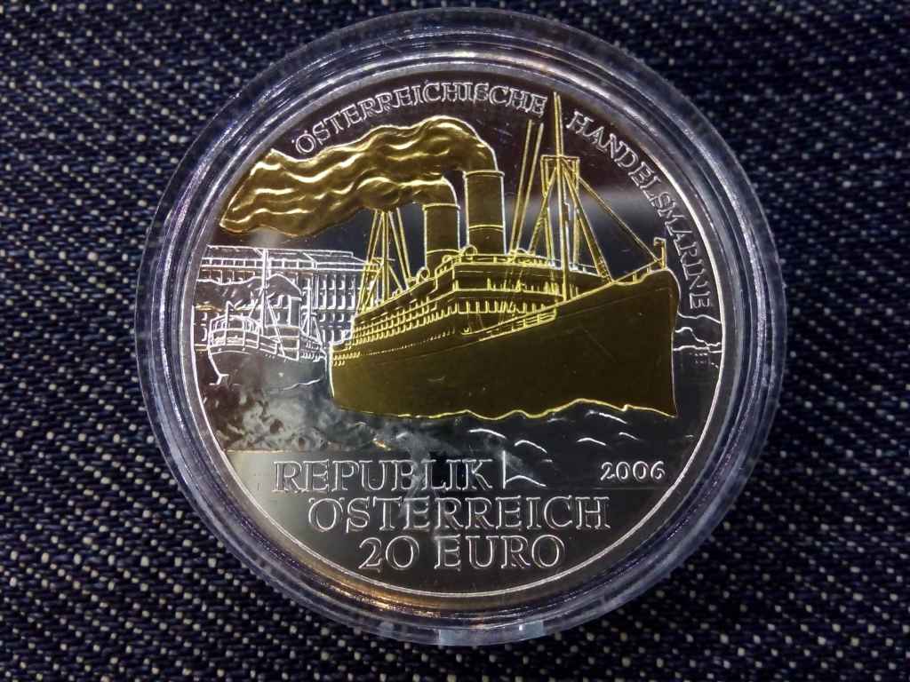 Ausztria osztr&aacute;k tenger&eacute;szgyalogos .900 ez&uuml;st 20 Euro