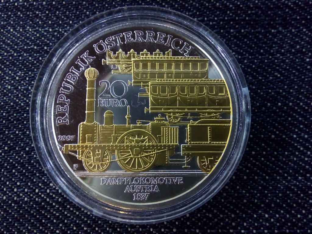 Ausztria Ferdin&aacute;nd cs&aacute;sz&aacute;r &eacute;szaki vas&uacute;t .900 ez&uuml;st 20 Euro