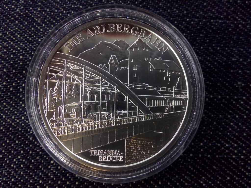 Ausztria Elektromos vas&uacute;t .900 ez&uuml;st 20 Euro