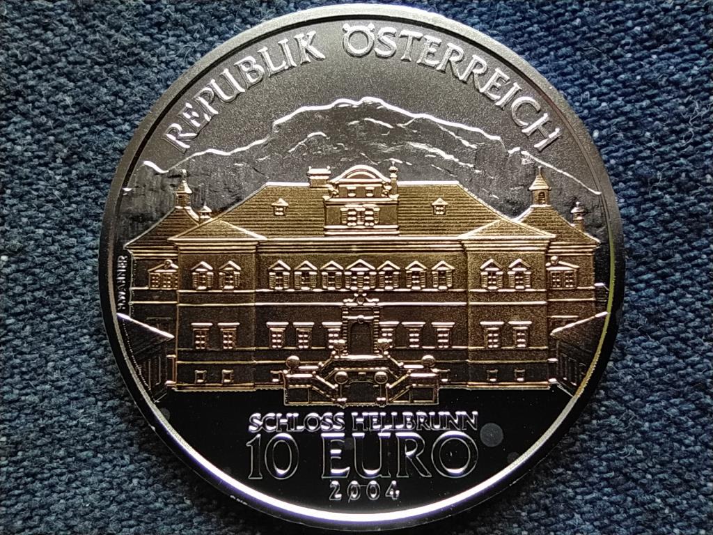 Ausztria Hellbrunn kast&eacute;ly .925 ez&uuml;st 10 Euro