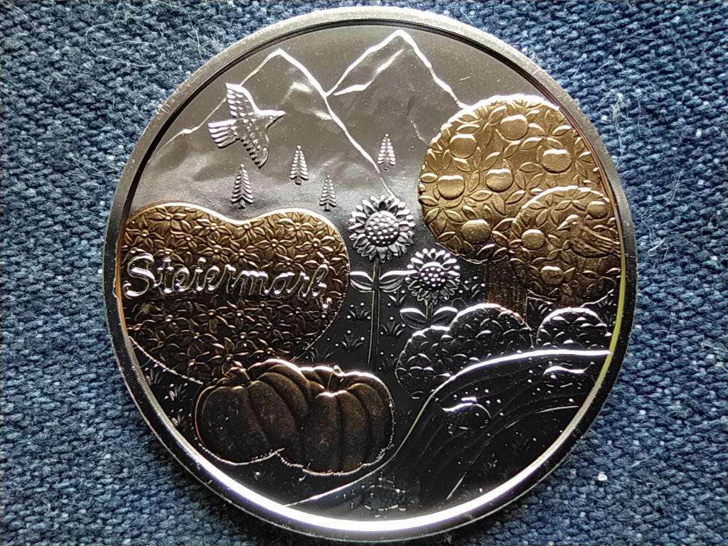 Ausztria St&aacute;jerorsz&aacute;g .925 ez&uuml;st 10 Euro