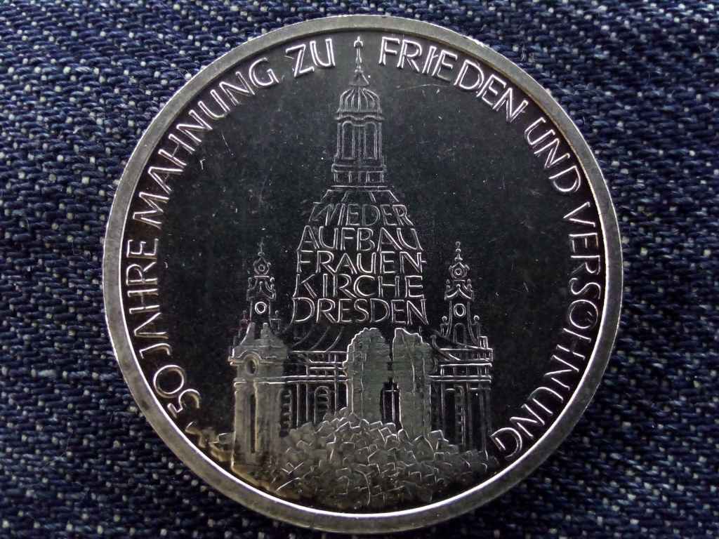 N&eacute;metorsz&aacute;g A Drezdai Frauenkirche megsemmis&iacute;t&eacute;s&eacute;nek 50. &eacute;vfordul&oacute;ja .625 ez&uuml;st 10 M&aacute;rka