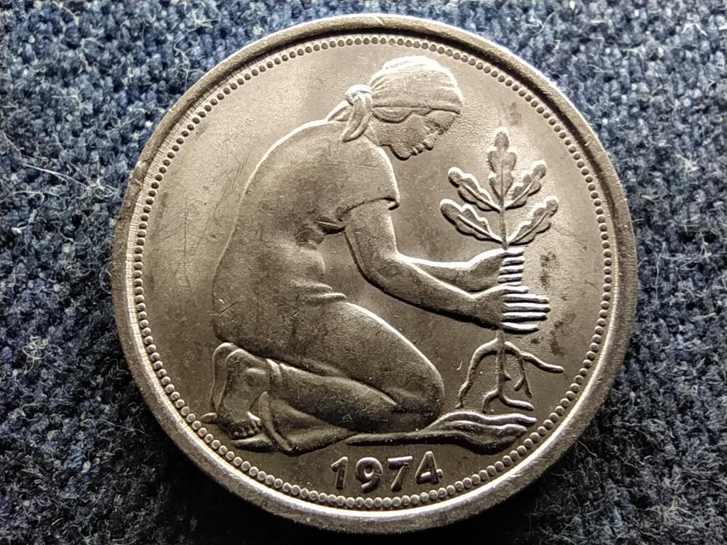 N&eacute;metorsz&aacute;g N&eacute;met Szocialista K&ouml;zt&aacute;rsas&aacute;g (1949-1990) 50 Pfennig 