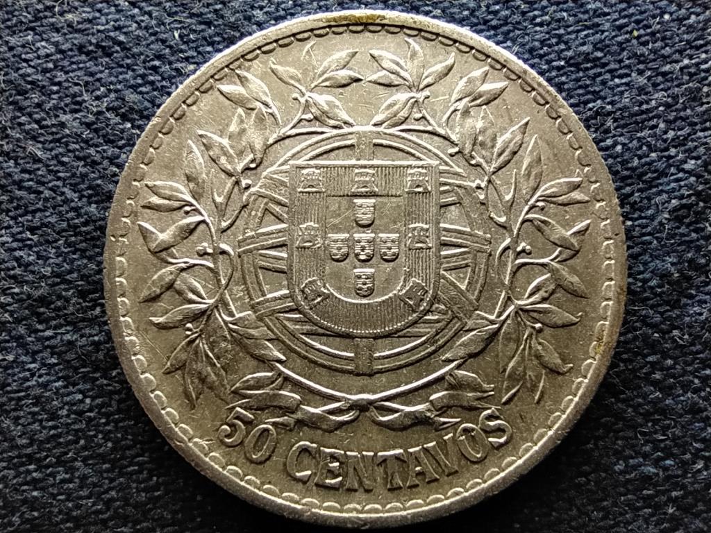 Portug&aacute;lia .835 ez&uuml;st 50 Centavos