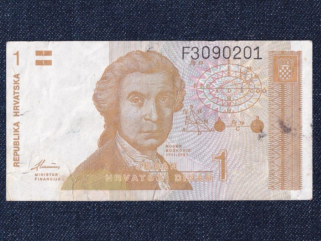 Horv&aacute;torsz&aacute;g 1 D&iacute;n&aacute;r bankjegy