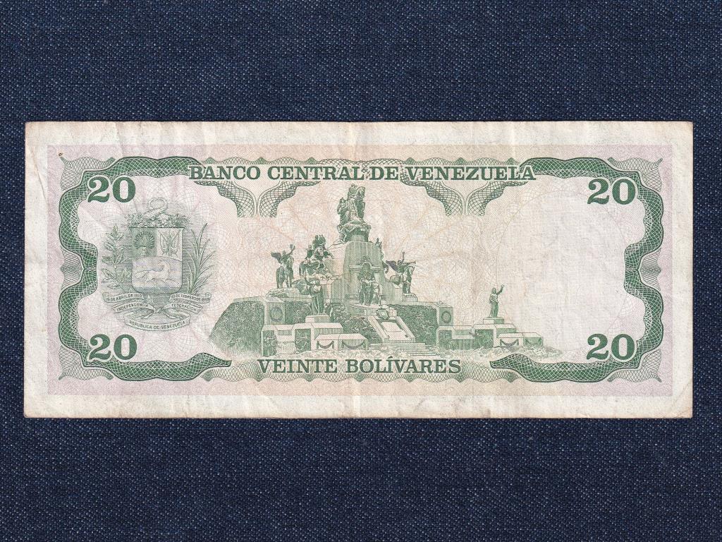 Venezuela 20 bol&iacute;var bankjegy