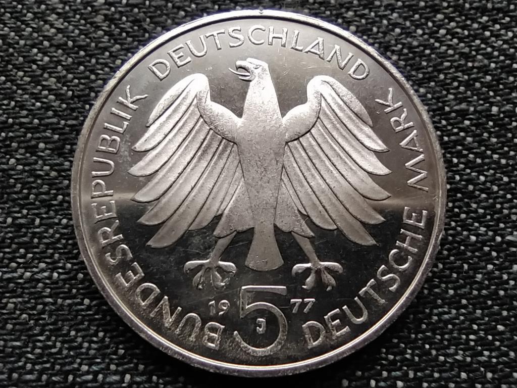 N&eacute;metorsz&aacute;g 200 &eacute;ve sz&uuml;letett Carl Friedrich Gauss .625 ez&uuml;st 5 M&aacute;rka