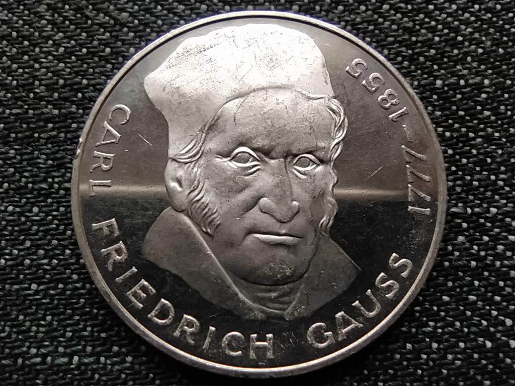 N&eacute;metorsz&aacute;g 200 &eacute;ve sz&uuml;letett Carl Friedrich Gauss .625 ez&uuml;st 5 M&aacute;rka