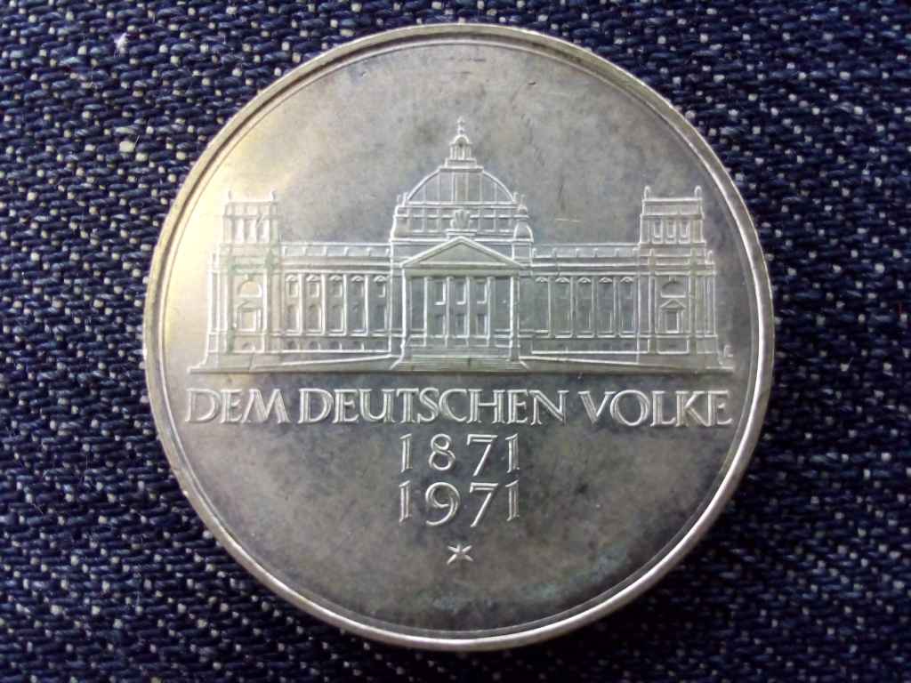 N&eacute;metorsz&aacute;g Centen&aacute;rium - N&eacute;metorsz&aacute;g alap&iacute;t&aacute;sa (M&aacute;sodik Birodalom) .625 ez&uuml;st 5 M&aacute;rka
