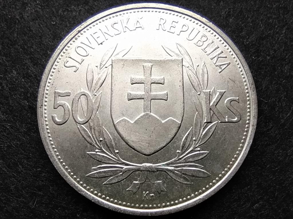 Szlov&aacute;kia A Szlov&aacute;k K&ouml;zt&aacute;rsas&aacute;g l&eacute;trej&ouml;tt&eacute;nek 5. &eacute;vfordul&oacute;ja .700 ez&uuml;st 50 Korona