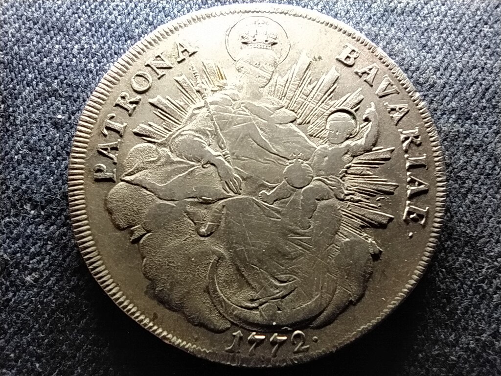 N&eacute;met &Aacute;llamok Bajororsz&aacute;g III. Miksa J&oacute;zsef (1745-1777) .833 Ez&uuml;st 1 Tall&eacute;r 