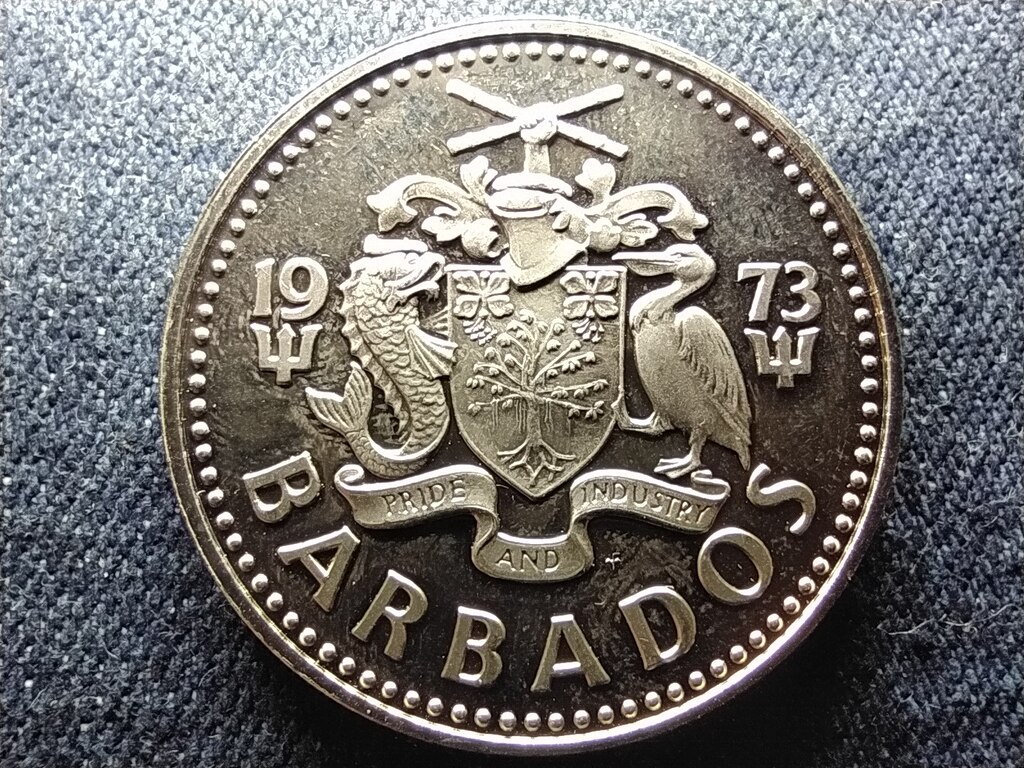 Barbados II. Erzs&eacute;bet (1966-2021) 2 Doll&aacute;r