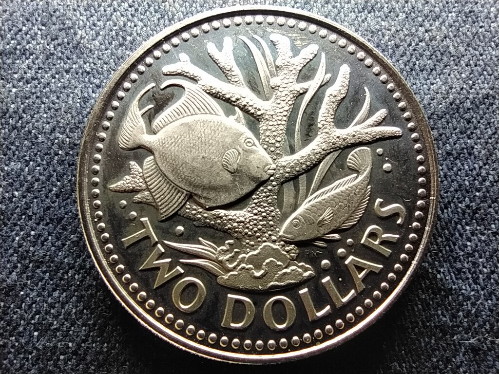 Barbados II. Erzs&eacute;bet (1966-2021) 2 Doll&aacute;r