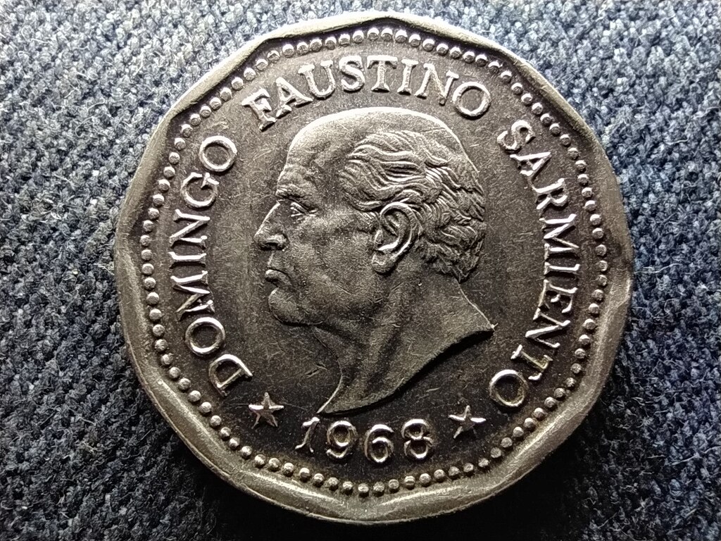 Argent&iacute;na Faustino Sarmiento 25 Peso 