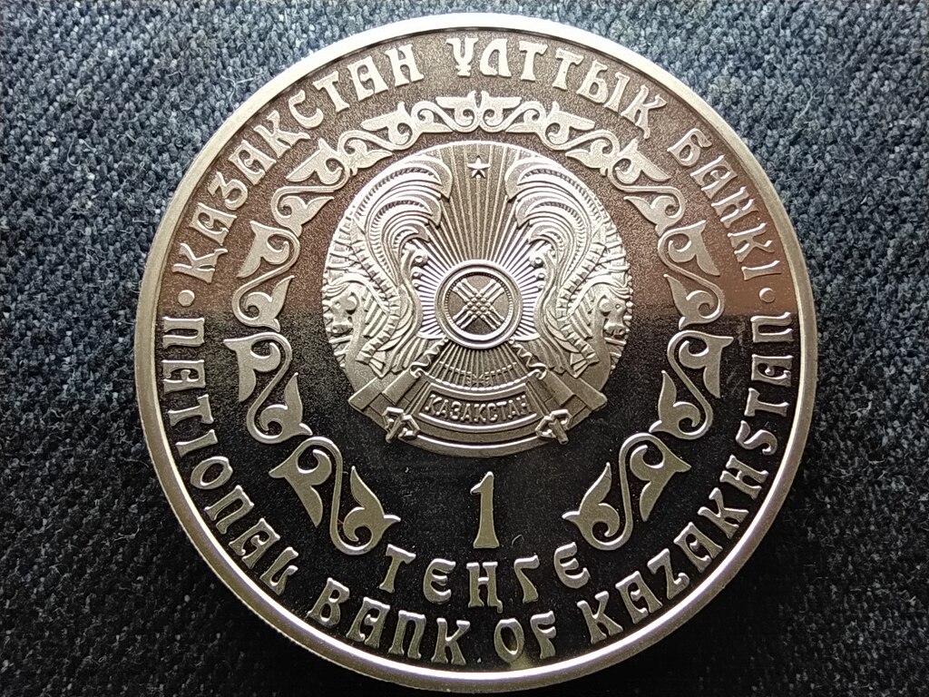 Kazahszt&aacute;n .999 Ez&uuml;st 1 Tenge 