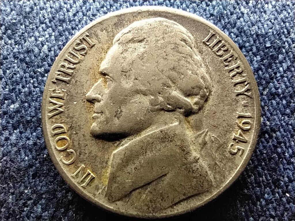 USA Jefferson h&aacute;bor&uacute;s nikkel 5 Cent 