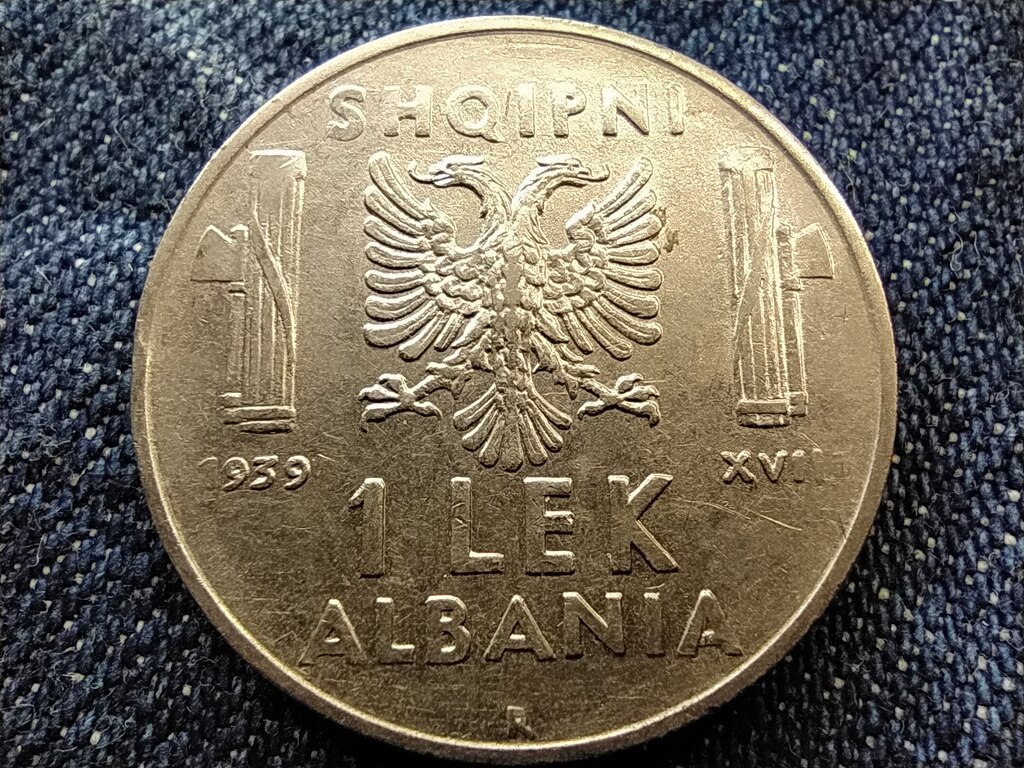 Alb&aacute;nia III. Viktor Em&aacute;nuel (1939-1943) 1 Lek 