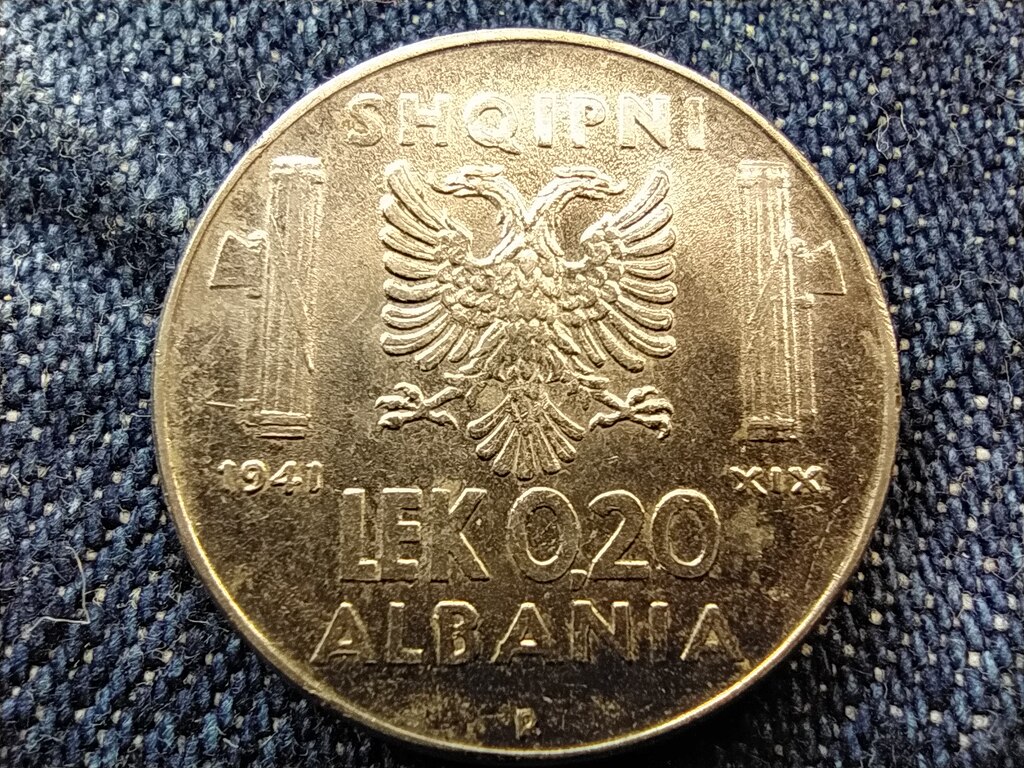 Alb&aacute;nia III. Viktor Em&aacute;nuel (1939-1943) 0.2 Lek 