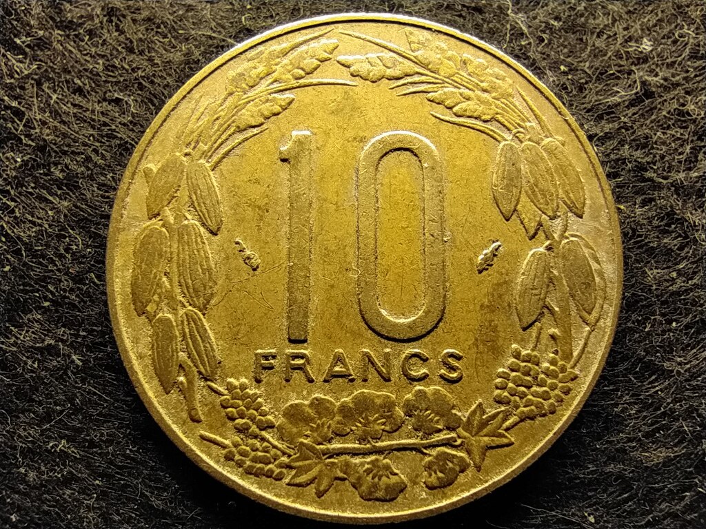 K&ouml;z&eacute;p-afrikai &Aacute;llamok 10 Frank 
