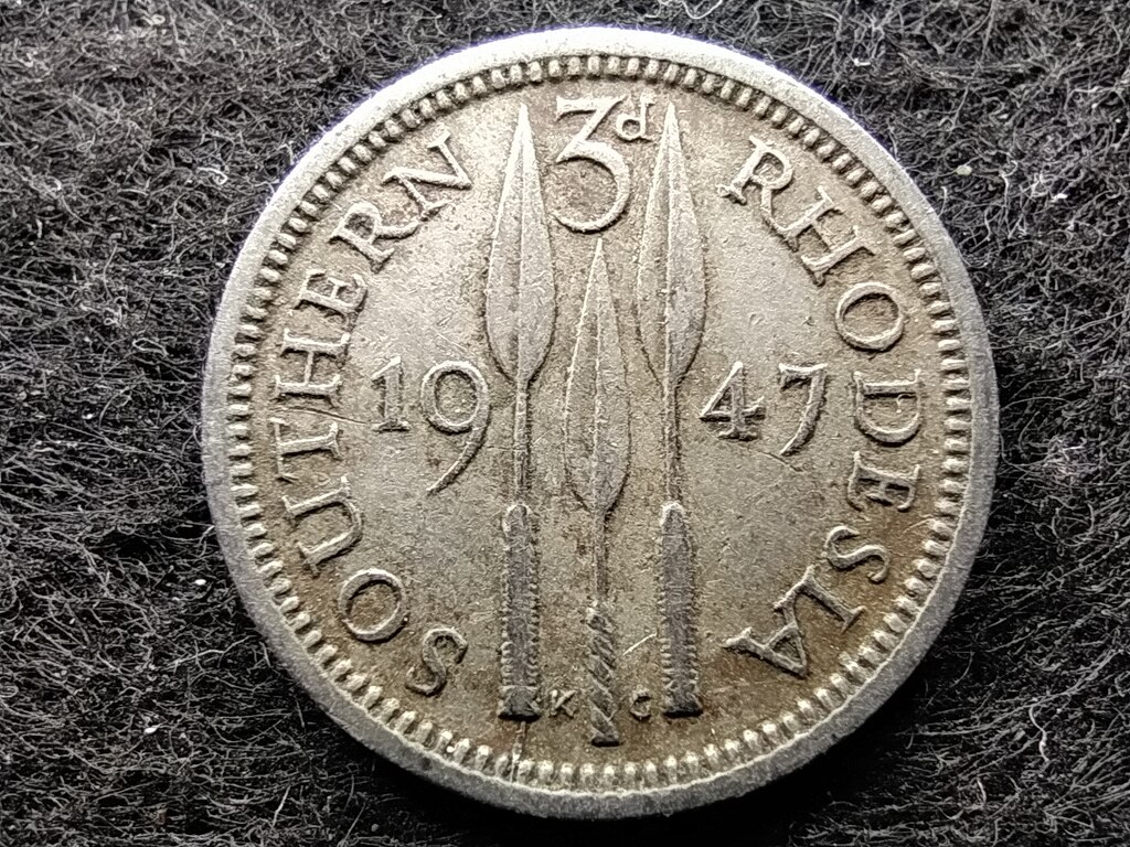 Zimbabwe VI. Gy&ouml;rgy (1936-1952) 3 Penny 