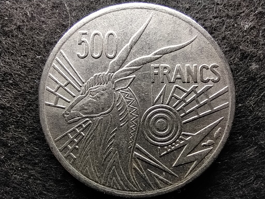 K&ouml;z&eacute;p-afrikai &Aacute;llamok 500 Frank 