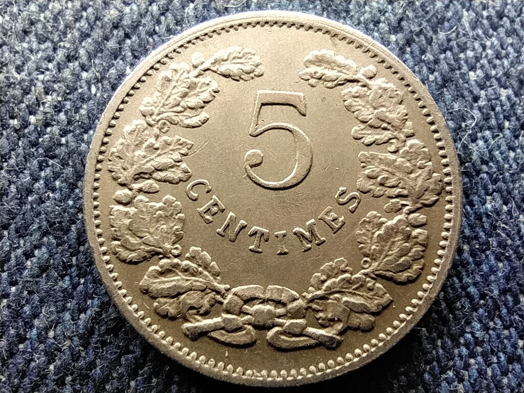 Luxemburg IV. Vilmos (1905-1912) 5 Centime 