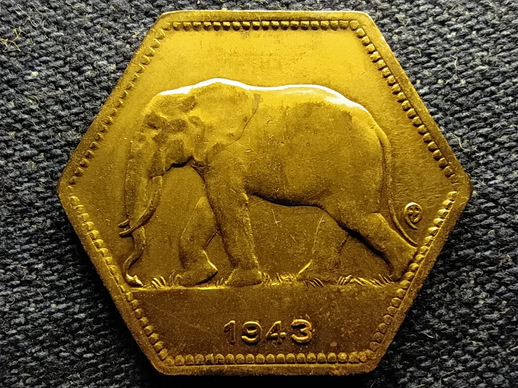 Kong&oacute; (Zaire) III. Lip&oacute;t (1934-1951) 2 Frank 
