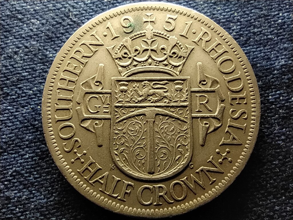 Zimbabwe VI. Gy&ouml;rgy (1936-1952) 1/2 Korona 