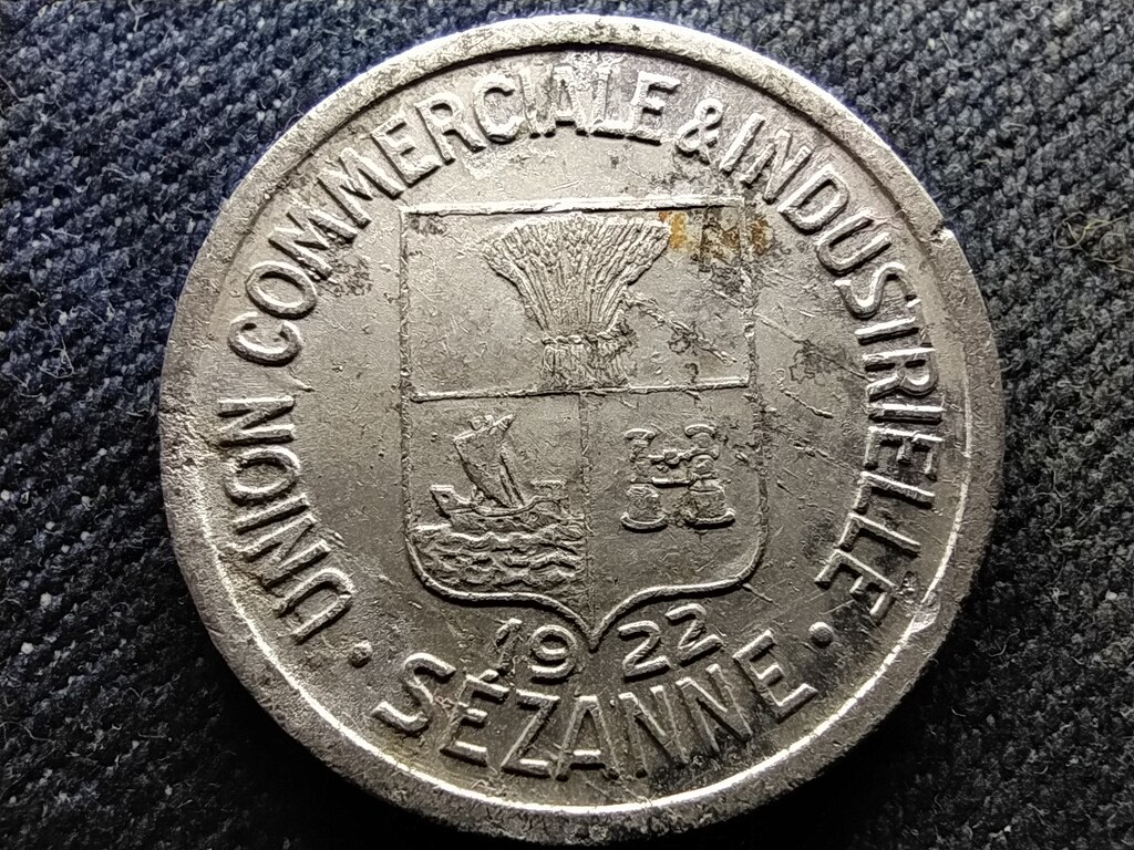 Franciaorsz&aacute;g S&eacute;zanne k&ouml;zs&eacute;g 25 Centimes 
