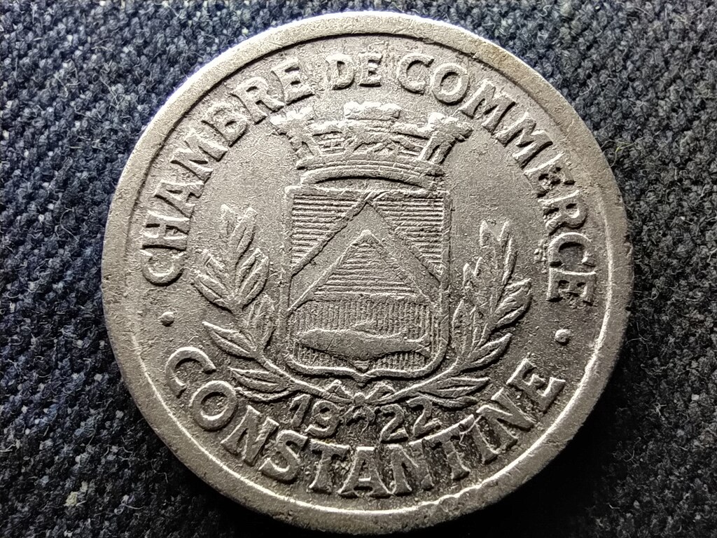 Franciaorsz&aacute;g Konstantin k&ouml;zs&eacute;ge 10 Centimes 
