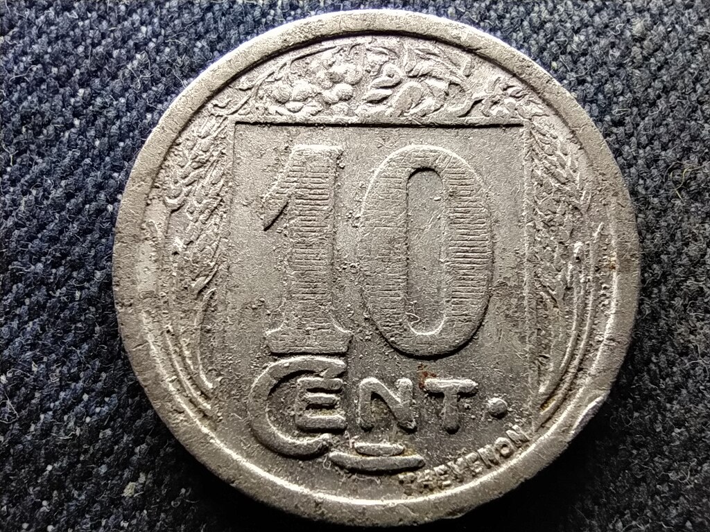 Franciaorsz&aacute;g Konstantin k&ouml;zs&eacute;ge 10 Centimes 
