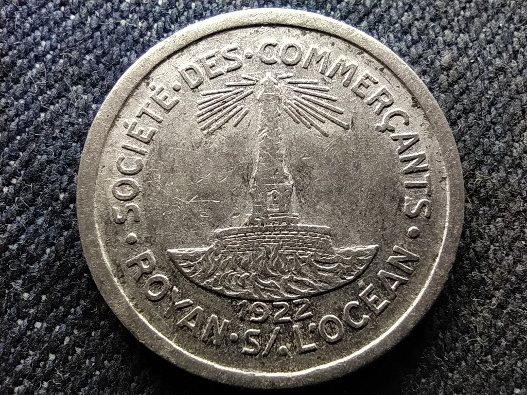Franciaorsz&aacute;g Royan-sur-Oc&eacute;an k&ouml;zs&eacute;g 10 Centimes 