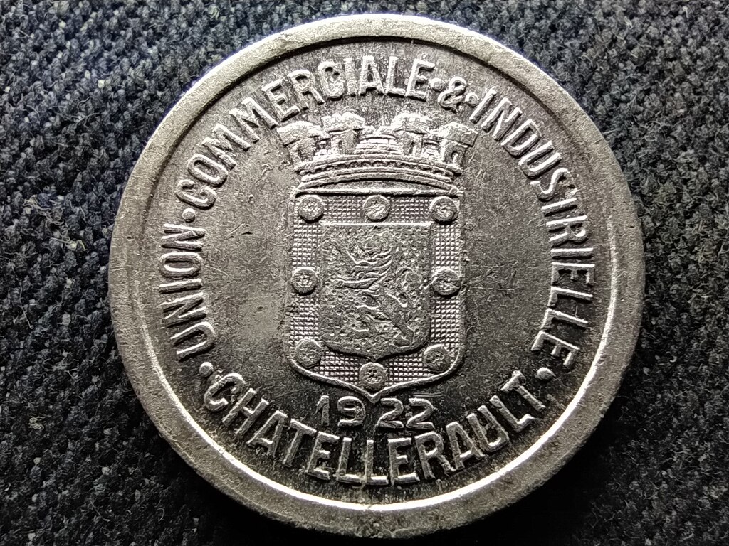 Franciaorsz&aacute;g Ch&acirc;tellerault k&ouml;zs&eacute;ge 10 Centimes 