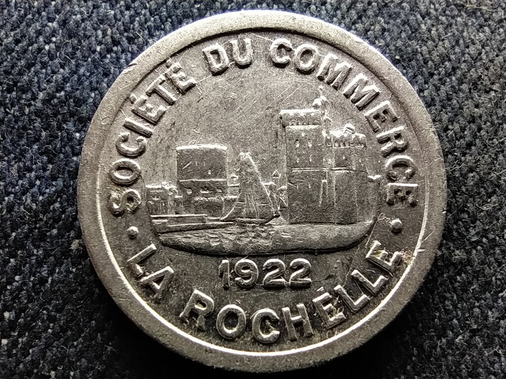 Franciaorsz&aacute;g La Rochelle k&ouml;zs&eacute;g 10 Centimes 