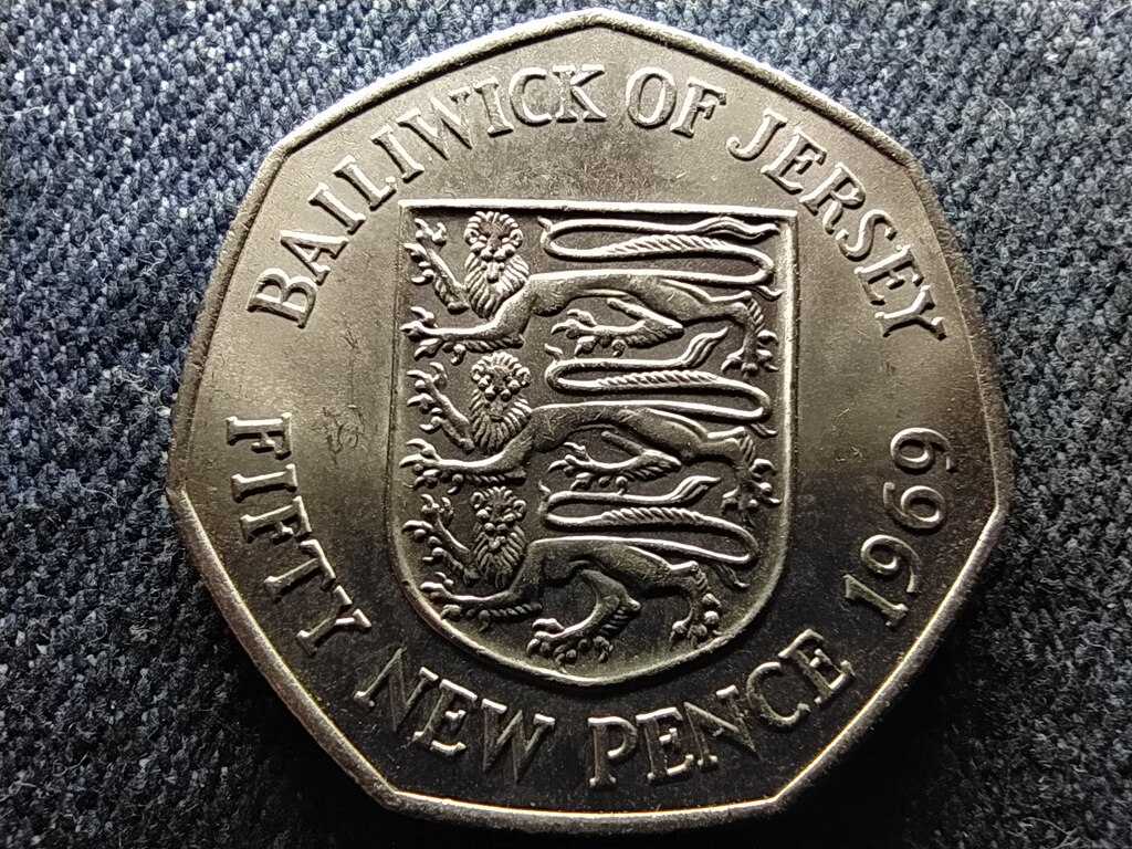 Jersey II. Erzs&eacute;bet (1952-2022) 50 &Uacute;j Penny 