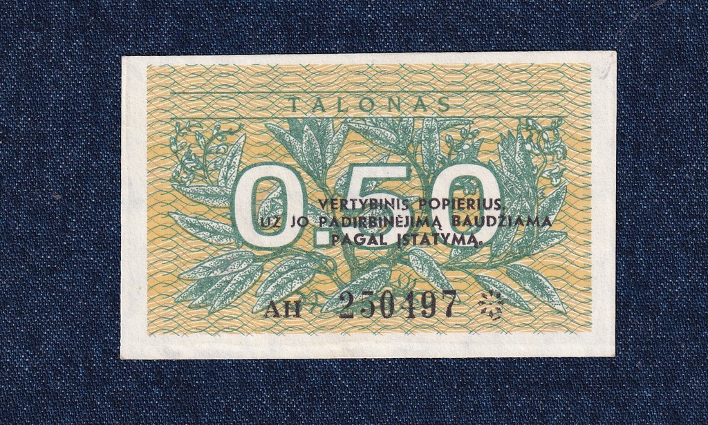 Litv&aacute;nia 1/2 Talonas 