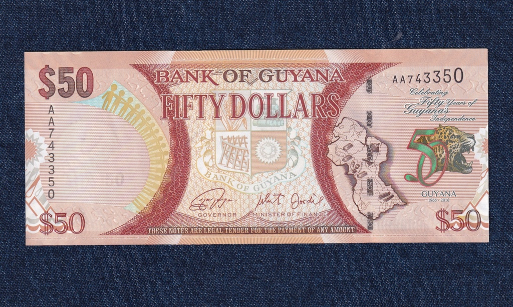 Guyana 50 Doll&aacute;r 