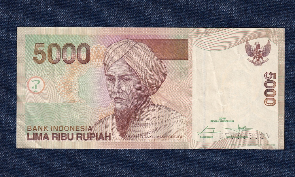 Indon&eacute;zia 5000 R&uacute;pia 