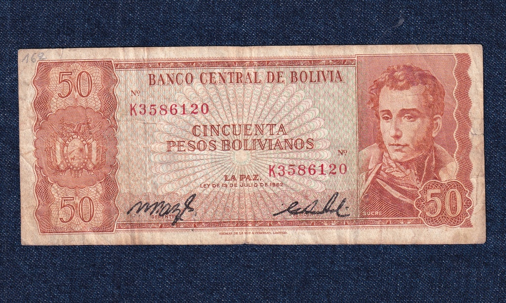 Bol&iacute;via 50 Pez&oacute; 