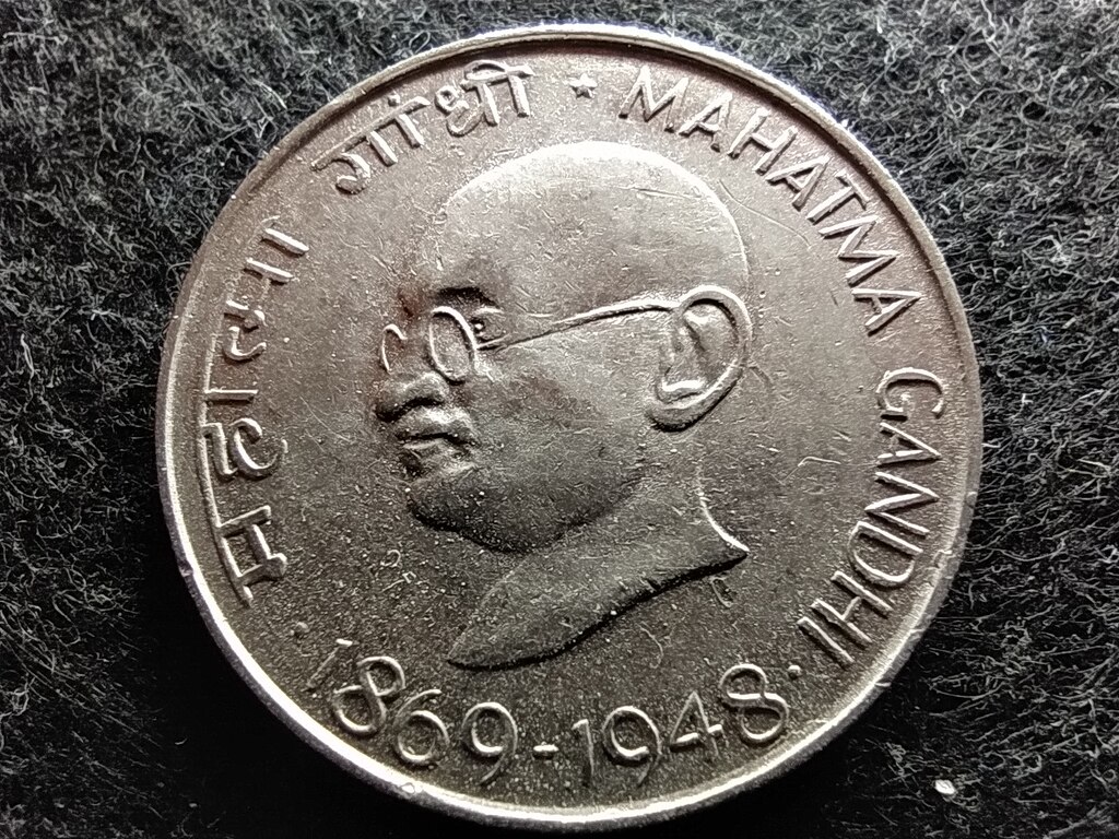 India Mahatma Gandhi 50 Paisa 